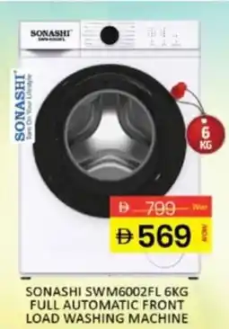 Al Madina Sonashi SWM6002FL full automatic front load washing machine offer