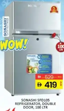 Al Madina Sonashi SFD105 refrigerator, double door offer