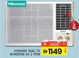 Al Madina Hisense wac T3 window AC 2 ton offer