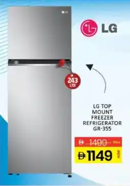 Al Madina LG top mount freezer refrigerator GR-355 offer