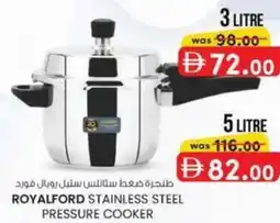 KM Trading Royalford stainless steel pressure cooker offer