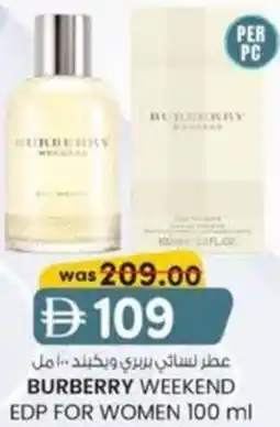 KM Trading Burberry weekend edp for women offer