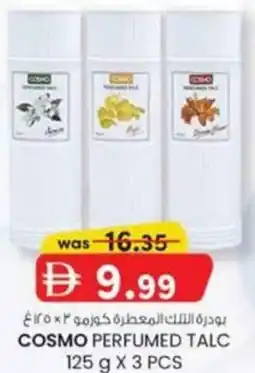 KM Trading Cosmo perfumed talc offer