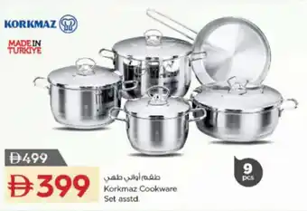 Nesto Korkmaz Cookware Set asstd. offer