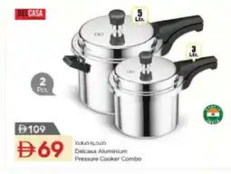 Nesto Delcasa Aluminium Pressure Cooker Combo offer