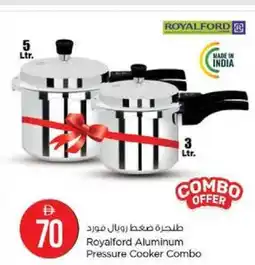 Nesto Royalford Aluminum Pressure Cooker Combo offer