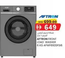KM Trading Aftron front load washer offer
