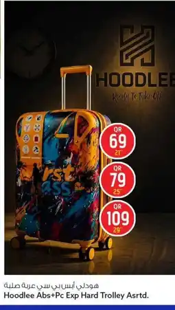 Safari Hypermarket Hoodlee Abs+Pc Exp Hard Trolley Asrtd. offer