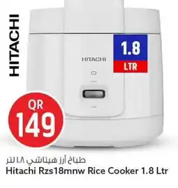 Safari Hypermarket Hitachi Rzs18mnw Rice Cooker offer