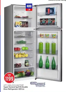 Safari Hypermarket Super General Sgr415i Double Door Refrigerator offer