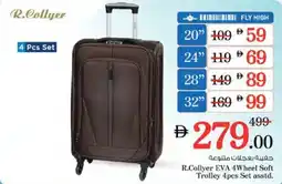 Nesto R.Collyer EVA 4Wheel Soft Trolley 4pcs Set asstd. offer