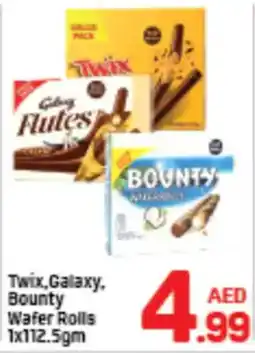 Day To Day Twix,Galaxy, Bounty Wafer Rolls offer