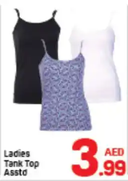 Day To Day Ladies Tank Top Asstd offer