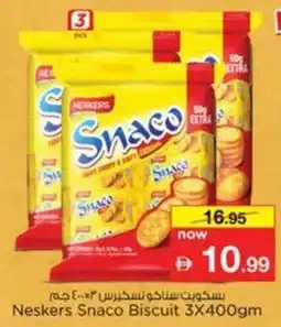 Nesto Neskers Snaco Biscuit offer