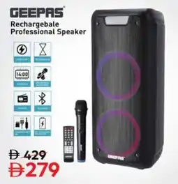 Nesto Geepas Rechargebale Professional Speaker offer