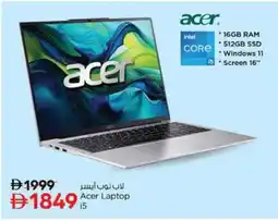 Nesto Acer Laptop i5 offer