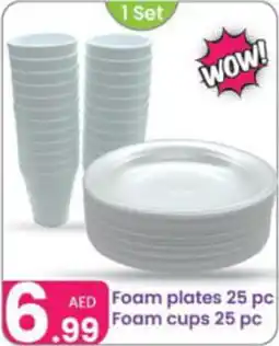 Al Nahda Gift Center Foam plates Foam cups offer