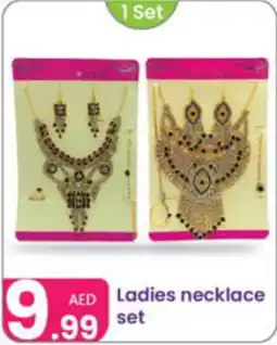 Al Nahda Gift Center Ladies necklace set offer