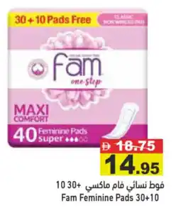 Aswaq Ramez Fam Feminine Pads 30+10 offer