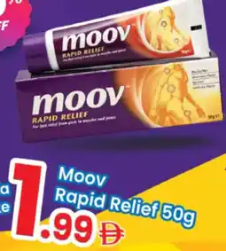 Everyday Center Moov Rapid Relief offer