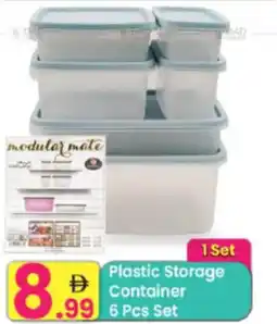 Everyday Center Plastic Storage Container 6 Pcs Set offer