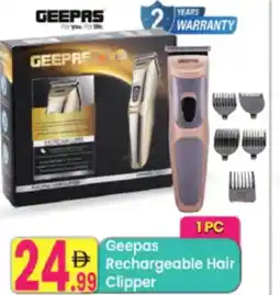 Everyday Center Geepas Rechargeable Hair Clipper offer