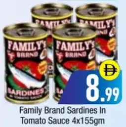 Bluemart Family Brand Sardines In Tomato Sauce offer
