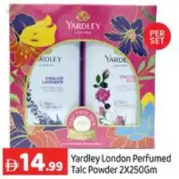 GATE Yardley London Perfumed Talc Powder offer