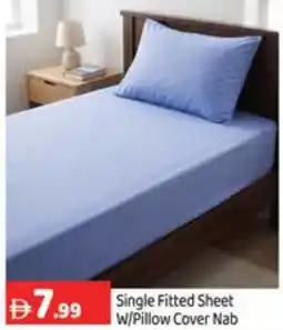 GATE Single Fitted Sheet W/Pillow Cover Nab offer