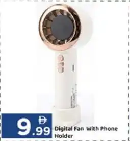 GATE Digital Fan With Phone Holder offer