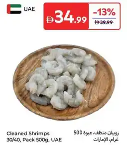 Carrefour Cleaned shrimps offer