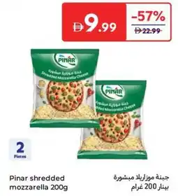 Carrefour Pinar shredded mozzarella offer