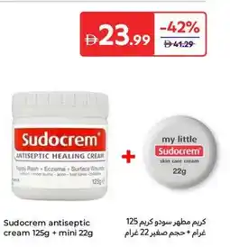 Carrefour Sudocrem antiseptic cream + mini offer