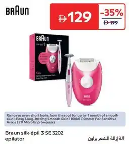 Carrefour Braun silk épil 3 SE 3202 epilator offer