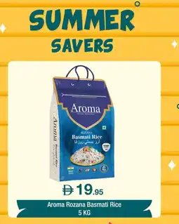 West Zone Supermarket Aroma Rozana Basmati Rice offer
