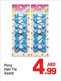 Day To Day Pony Hair Tie Asstd offer