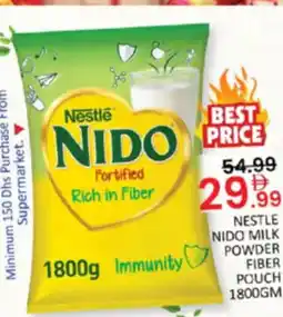 Al Madina Hypermarket Nestle nido milk powder fiber pouch offer