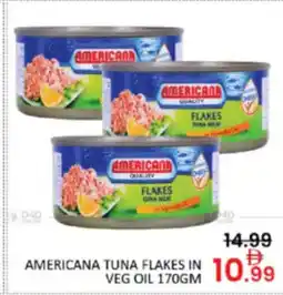 Al Madina Hypermarket Americana tuna flakes in veg oil offer