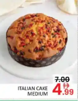 Al Madina Hypermarket Italian cake medium offer