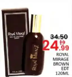 Al Madina Hypermarket Royal mirage brown edt offer