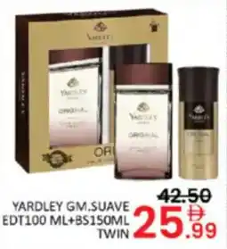 Al Madina Hypermarket Yardley gm suave edt+bs twin offer