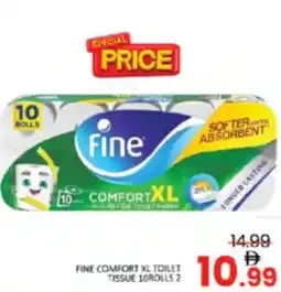 Al Madina Hypermarket Fine comfort xl toilet tissue rolls offer