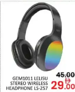 Al Madina Hypermarket Gem1011 lelisu stereo wireless headphone ls-257 offer