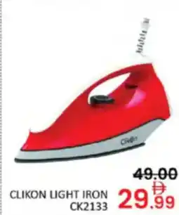Al Madina Hypermarket Clikon light iron offer