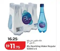 Lulu Hypermarket Blu Sparkling Water Regular offer