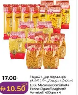 Lulu Hypermarket LuLu Macaroni Corni/Pasta Penne Rigate/Spaghetti/ Vermicelli offer