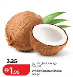Lulu Hypermarket Whole Coconut offer