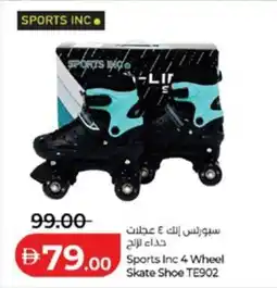 Lulu Hypermarket Sports Inc 4 Wheel Skate Shoe TE902 offer