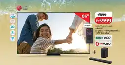 Lulu Hypermarket LG QNED TV 86QNED86A6A + S70Y Soundbar offer