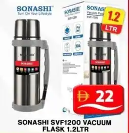 Grand Hyper Market SONASHI SVF1200 VACUUM FLASK offer